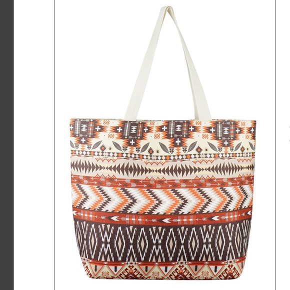 AZTEC PATTERN TOTE BAG, New! 🌵 - Picture 6 of 11
